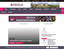 Tablet Screenshot of diecezjasandomierska.pl